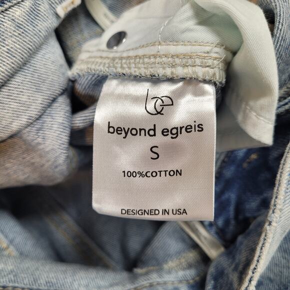 Beyond Egreis Baggy Blue Jeans Double Waist Y2K Size Small (25x35) Skater NWT D8 - Picture 8 of 16